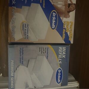 Dr Scholls 2 Pound WAX REFILLS for PARAFFIN BATH w 30 Plastic Liners X2